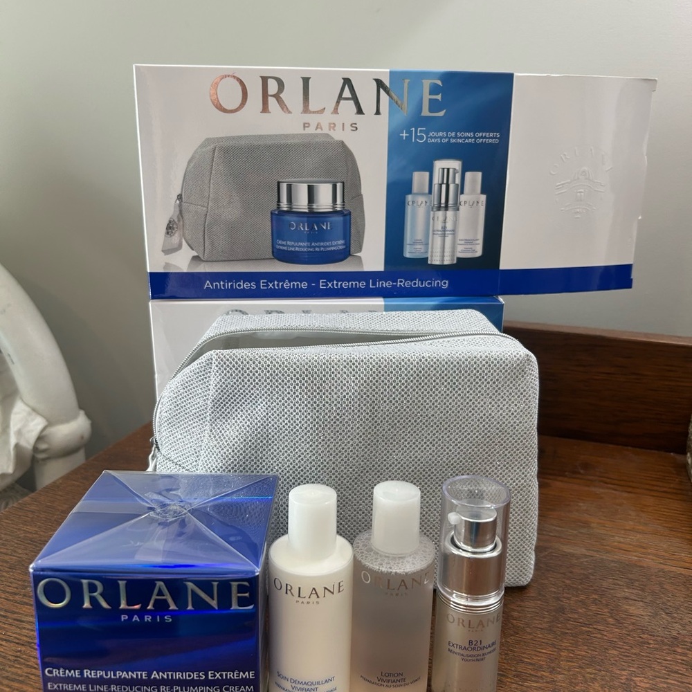 Orlane Skincare Set - Blue and Silver